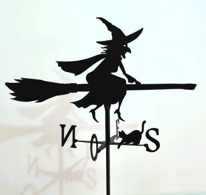 Veleta Bruja con escoba Veleta Bruja con escoba